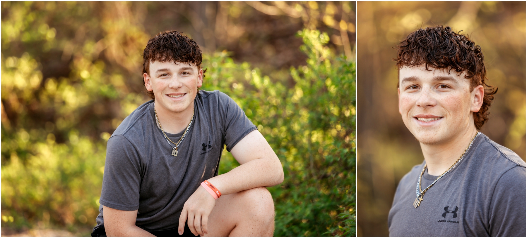 Warrensburg senior portraits of Ryan, featuring a blend of natural and sports settings with creative lighting effects, captured at Pertle Springs and WHS Baseball Field.